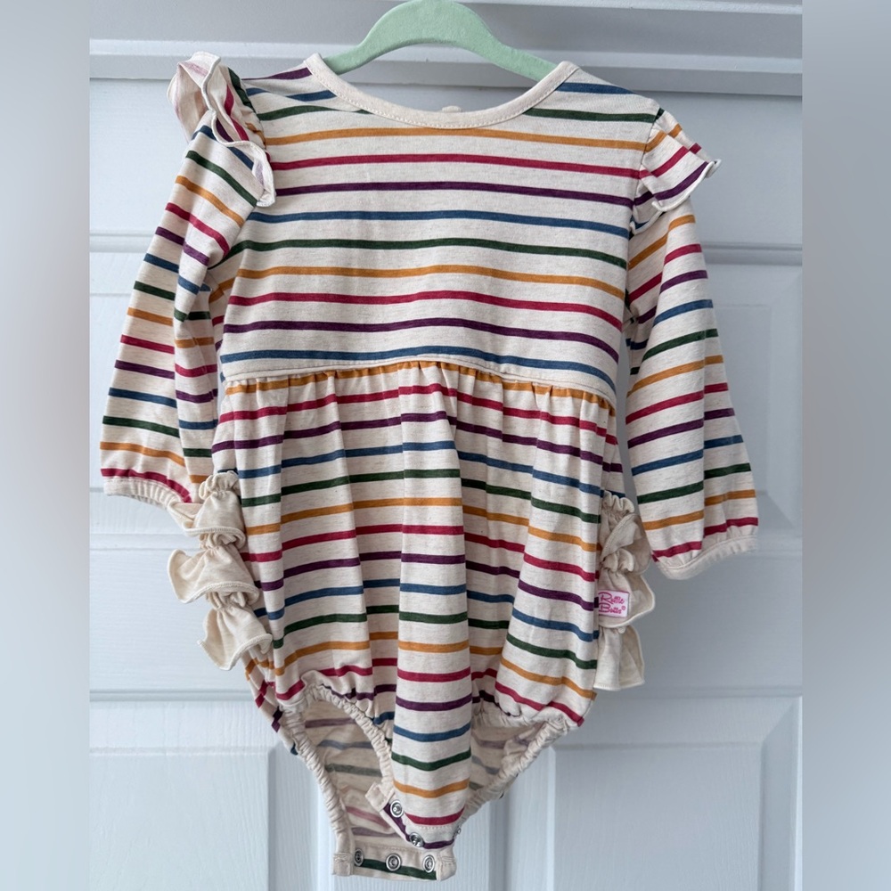 Ruffle butts baby girl romper